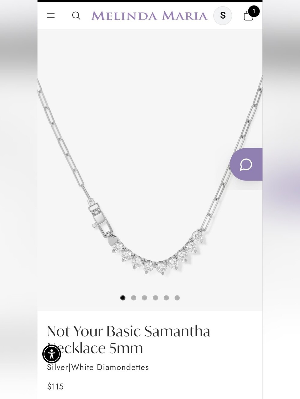 Not Your Basic Samatha Necklace 5mm